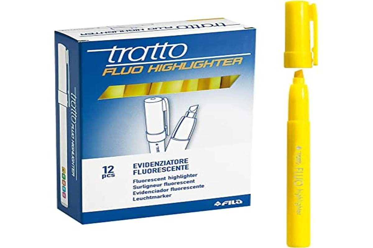TRATTO 733001 Felt-Tip Pen Yellow 3690₽