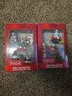 Lot of 2 Vintage Coca-Cola Trim-A-Tree Collection Mini Ornaments Polar Bears NIB