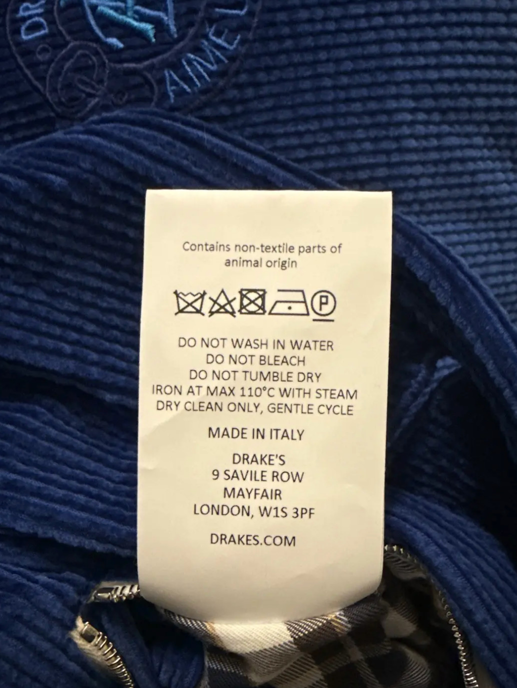 Aime Leon Dore ALD / Drake’s Corduroy Expedition Parka Size EU 38 image 4