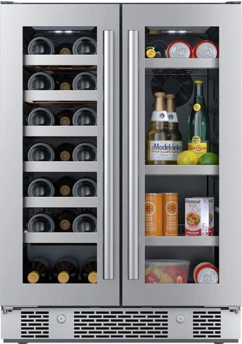 Avallon AWBC242GGFD 24"W 21 Bottle Capacity and 64 Can Capacity - Stainless - Picture 1 of 12
