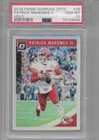 2018 Donruss Optic Patrick Mahomes II Holo Silver Refractor Prizm #49 PSA 10