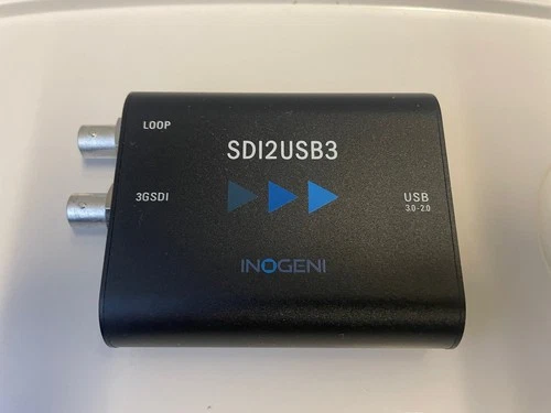 SDI2USB3 by INOGENI, Video Converter SDI to USB, Includes USB Cable