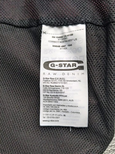 G-STAR RAW - Burgundy Hooded Windbreaker Jacket - Size Large - VGC - Picture 5 of 12