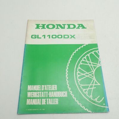 Honda GL 1100 DX Gold Wing Werkstatthandbuch Zusatz Reparaturanleitung C0093