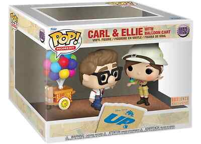 Up Carl & Ellie With Balloon Cart 1152 Funko Pop! Vinyl Figur Special Edition 