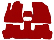 Fußmatten, Automatten für Citroen C4 Grand Picasso 2006-2013 2 Sitzreihen, Rot x
