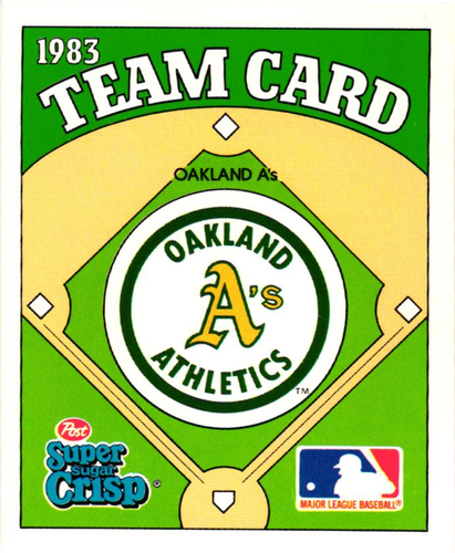 1983 Post Super Sugar Crisp Baseball Team Cards / U Pick Cards / Buy2+ Save10% - Picture 19 of 27