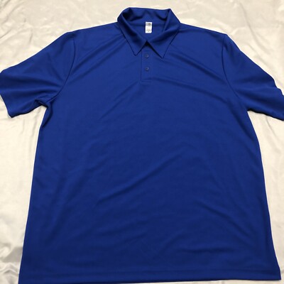 ALO Yoga Mens Lightweight Athletic Blue Polo Golf Shirt Sz XL | eBay
