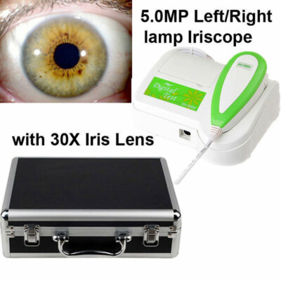 Latest 5.0 MP USB Iriscope Iris Analyzer Iridology Camera w/ Pro Iris Software