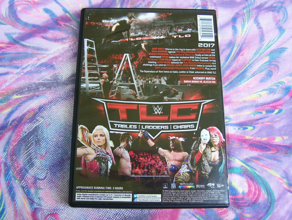 WWE: TLC Tables Ladders Chairs 2017 DVD Excellent 651191956449| - Main Image
