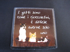 I gatti sono ... History & Heraldry 2009 Made in the E.U. plastic fridge magnet