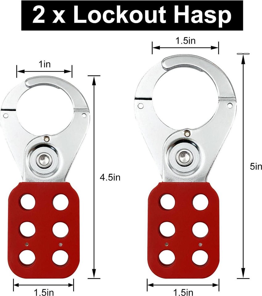 Lockout Tagout Kit Universal Multi Pole Breaker with Pocket Bag Clamp ...