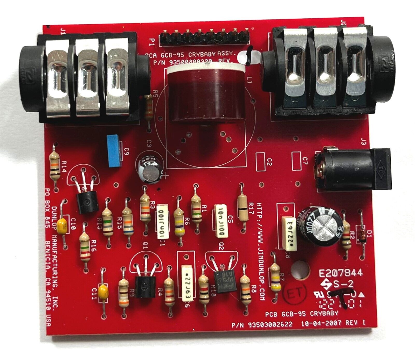 Dunlop Crybaby GCB95 Wah Circuit Board Replacement