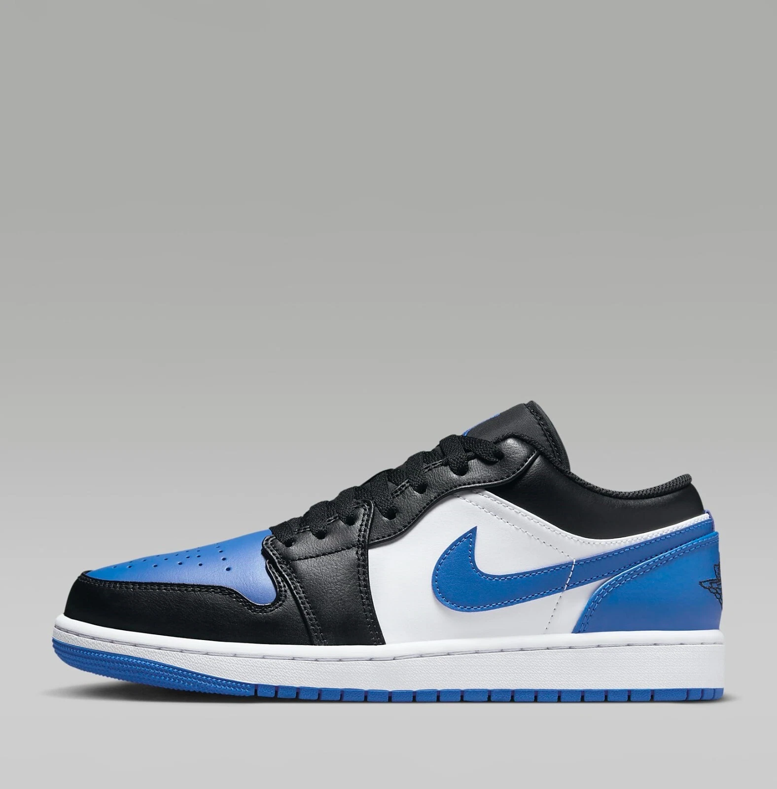 Nike Air Jordan 1 Low Sneakers Shoes White/Black/Royal Blue 553558-140 US 7-12