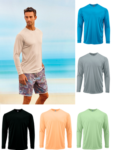 Microfiber Sun Shirt UV SPF 50+ Fishing 