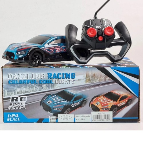 2WD RC Racing Car Toy with LED Lights & Music, Rechargeable USB - Kids Fun - Picture 15 of 23