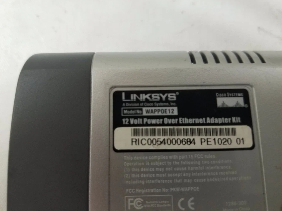 Cisco Linksys WAPPOE12 PoE Power Over Ethernet Adapter - Image 3 of 3
