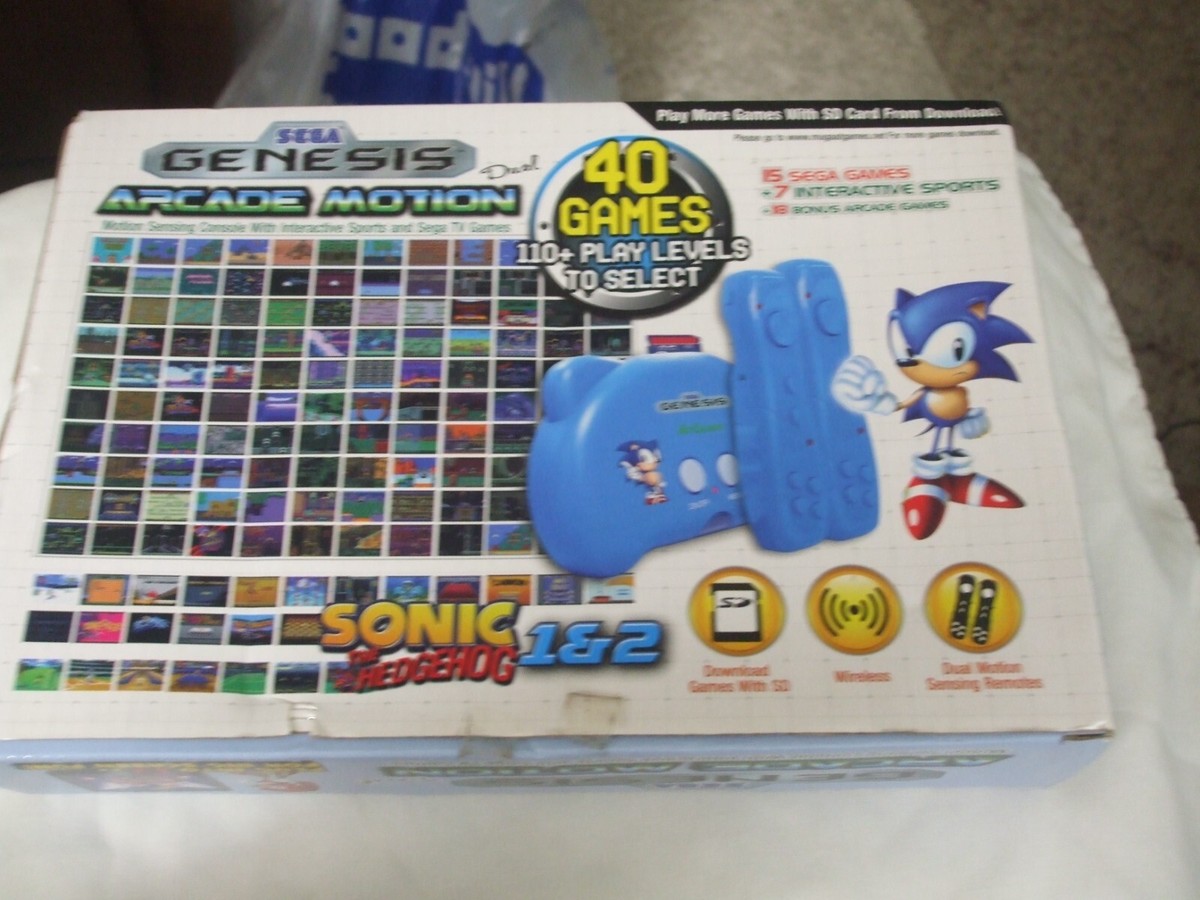 Sega Genesis Wireless Arcade Motion Sensing Console with Dual