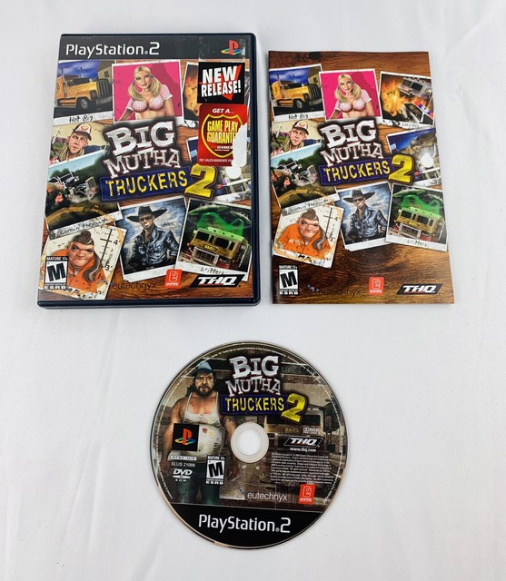 Big Mutha Truckers 2 Sony Playstation Two PS2 CIB Complete Black Label