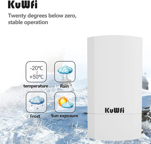 2-Pack 300Mbps Wireless Outdoor CPE Kit Point to- Point Wireless Access Point... - Picture 8 of 9