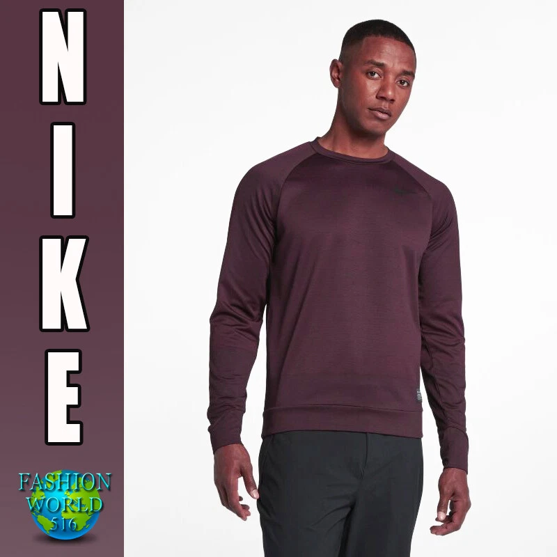 Nike golf brushed crew neck sales