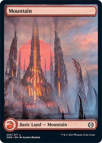 Mountain - 270/271 - Full Art - Text - Red - Land (Phyrexia: ONE