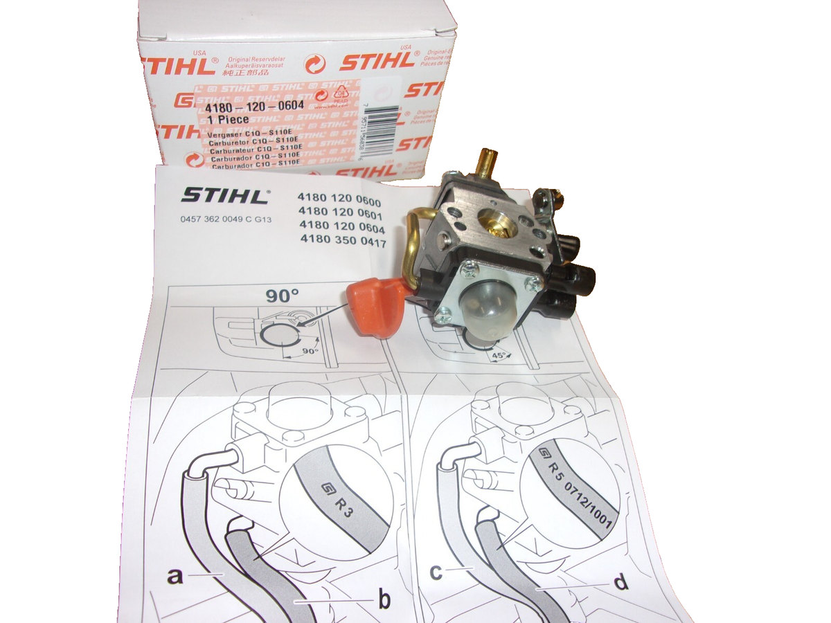 Stihl Carburetor Zama FS 90-R FS90 R OEM 4180-120-0604 #GM-A7E1 | eBay