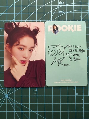 Irene photocard rookie fan made card red velvet | eBay
