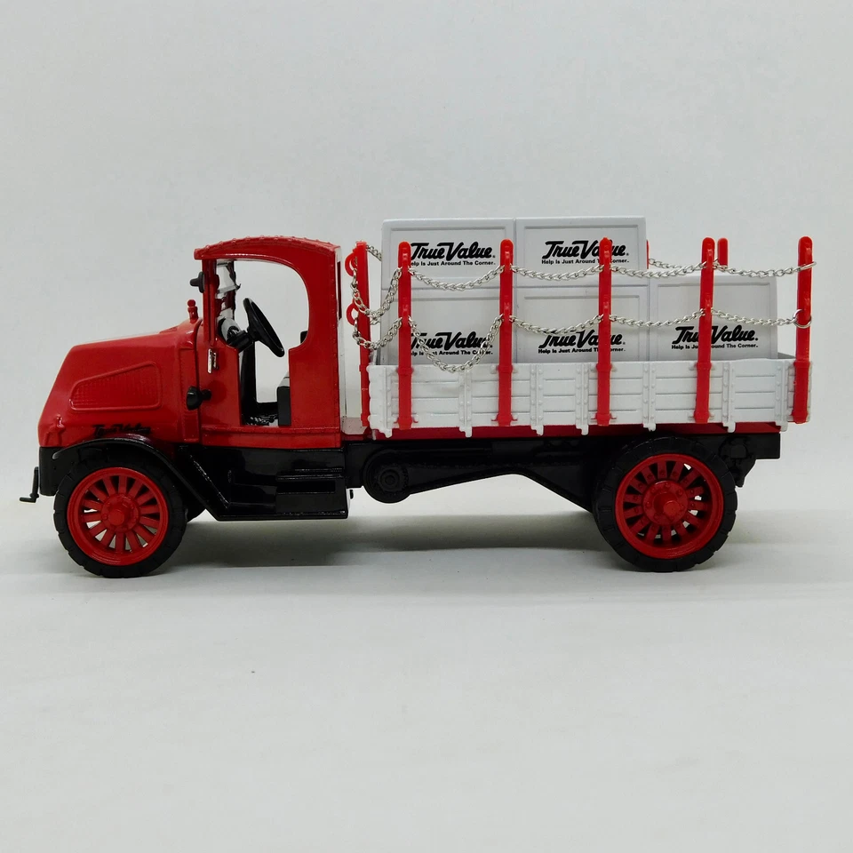 Ertl Collectibles 1/33 Die Cast Bank - Camión de plataforma plana Mack 1918 valor real #25 Nuevo de Lote Antiguo Foto 2 de 4