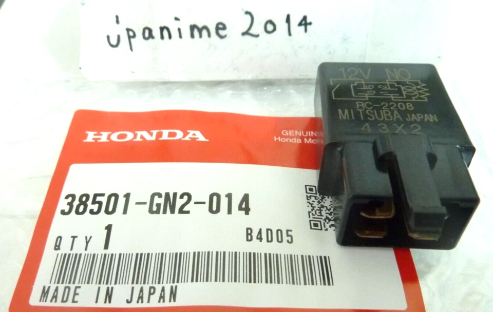 " Honda Relay Switch CBR1100XX Blackhawk CBR600F3 SE SJR NM4 38501-GN2-014 Foto 3 de 3
