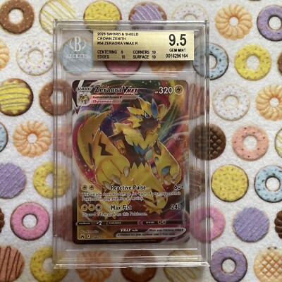 B*n様 THIRD WAVE Monarch GE BGS 9.5 Gem Mint Pokemon 2023 Zeraora Vmax R Crown Zenith | eBay