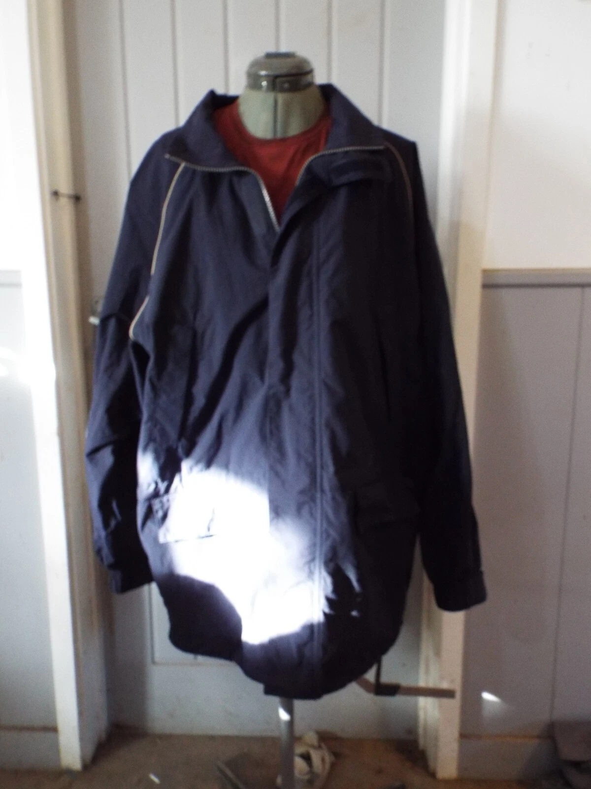 Vintage Timberland Spring Summer Lightweight Hooded Parka Jacket Large - c2002