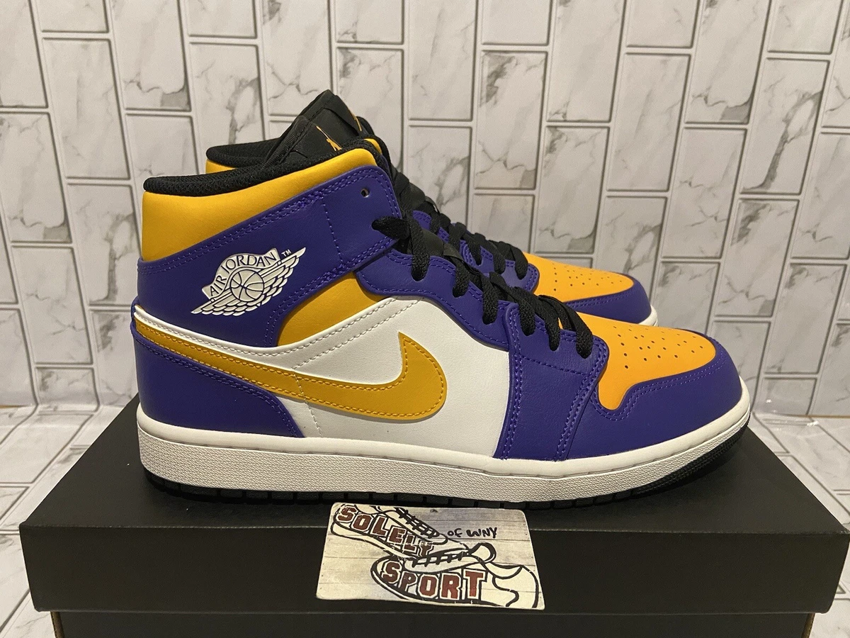 Air Jordan 1 Mid Lakers DQ8426-517 Release Info