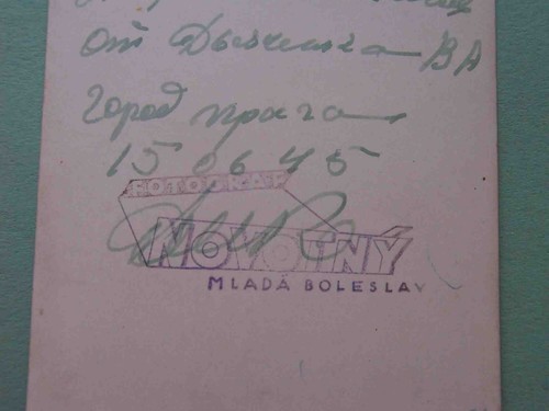 Occupazione CECA 1945 Mladá Boleslav Praha ufficiale sovietico con premi Foto reale - Foto 3 di 3