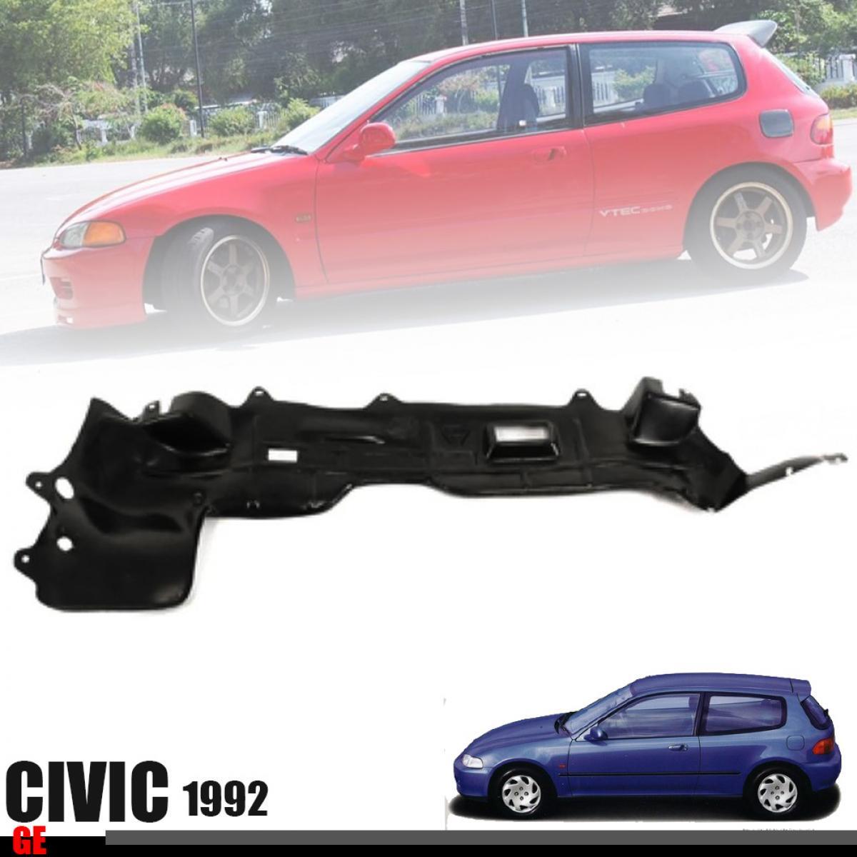 4-Piece Front & Rear Mud Guards Splash Flaps For 1992-1995 Civic Hatchback EG