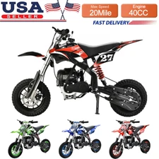 Kids Mini Dirt Bike Motorcycle 40cc 4-stroke Gass Mini Off-road Sports Ride