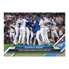 Los Angeles Dodgers 2024 MLB Topps Now Card 885 World Series