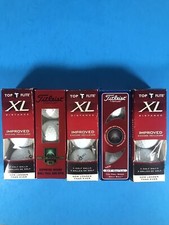 Lot of 3 Top Flite XL 3 Pack 2 Titleist 3 pack Golf Balls New