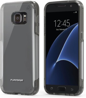 Pure Gear Slim Shell Case for Samsung Galaxy S7 Airtek Clear NEW IN BOX!