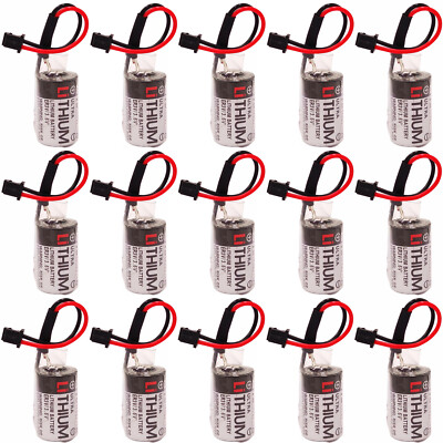 15pcs JZSP-BA01 3.6V ER3V 1000mAh PLC Lithium Battery FOR Toshiba PLC Battery