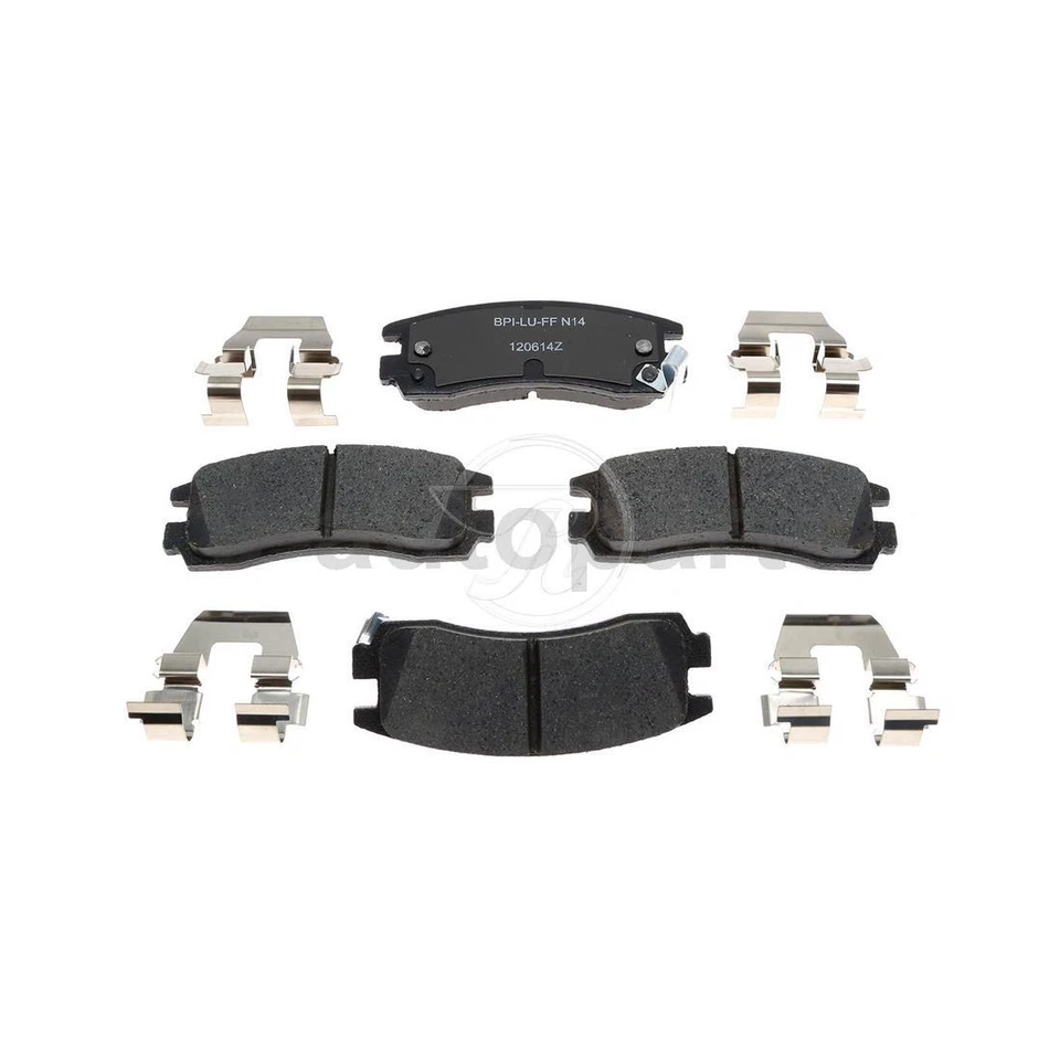 Rotores de freio a disco traseiros + pastilhas de freio de cerâmica para Chevrolet Impala 2000-2005 - Imagem 3 de 4