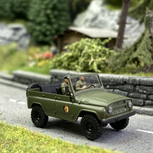 Véhicule Militaire UAZ 469 - BUSCH 52113 - HO 1/87 | Condition: Neuf