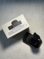 Sony ZV-1M2 4K 20.1MP Digital Camera Black (ZV1M2/BQ) w/ Box and Accessories