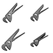 Adjustable Tube Pipe Plumber Wrench Tool for Gripping Power Tightening Loosening