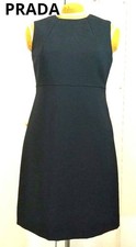 USED PRADA BURADA DRESS, SIZE 40, BLACK GOOD