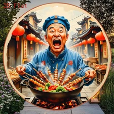 Decor#8x8" Skull Cat Address Aluminum Art - Vintage Farm Decor