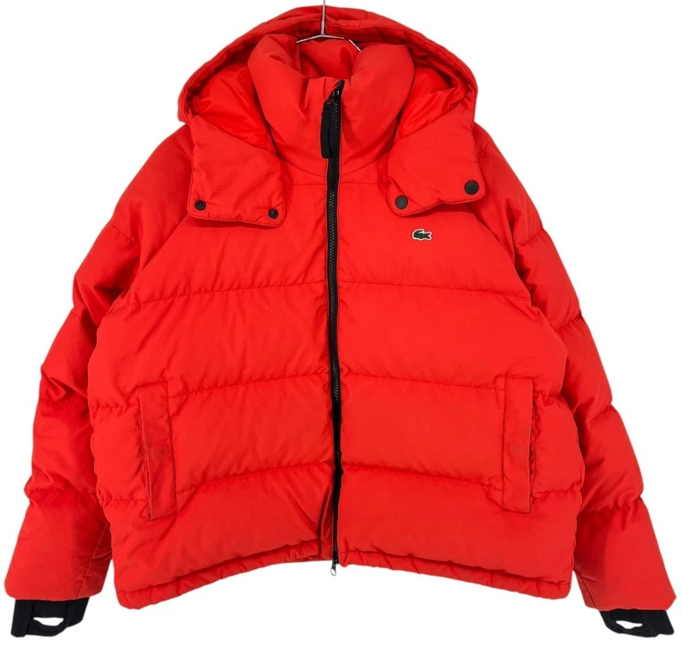 LACOSTE L!VE Damen Bomber Oversized Puffer Daunenjacke Mantel Größe S