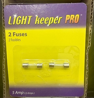 Lot of 29 Light Keeper Pro Packs of 2 Christmas Light Fuses 5 Amp 58 Fuses Total