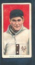 T206 SC 460 30: LARRY DOYLE Portrait, New York Giants ~ GOOD to VG wrinkles