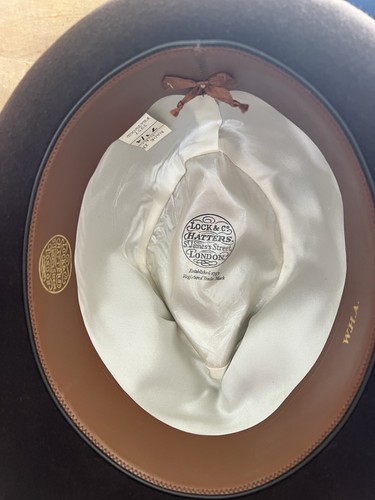 Lock & Co Trilby Fur Felt Hat, Size 58 cm - Picture 6 of 10